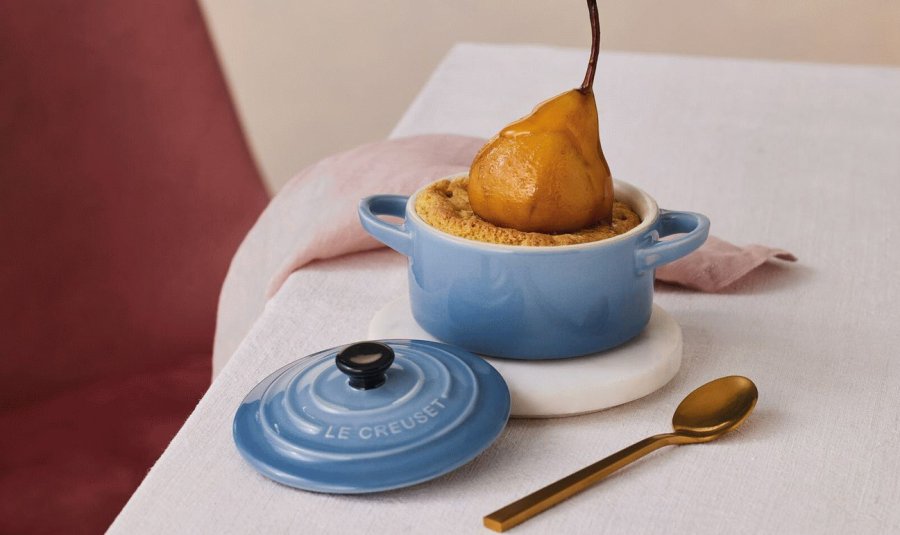 Le Creuset Minigryde 10 cm/0,25 L, Chambray