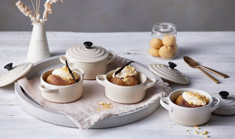 Le Creuset Minigryde 10 cm/0,25 L, Meringue