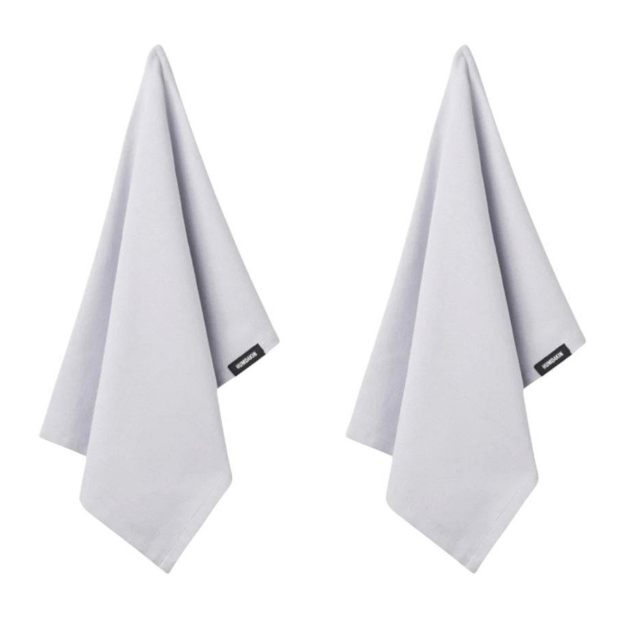 Humdakin Geschirrt�cher 2er Set 70x45 cm, Blue Glass