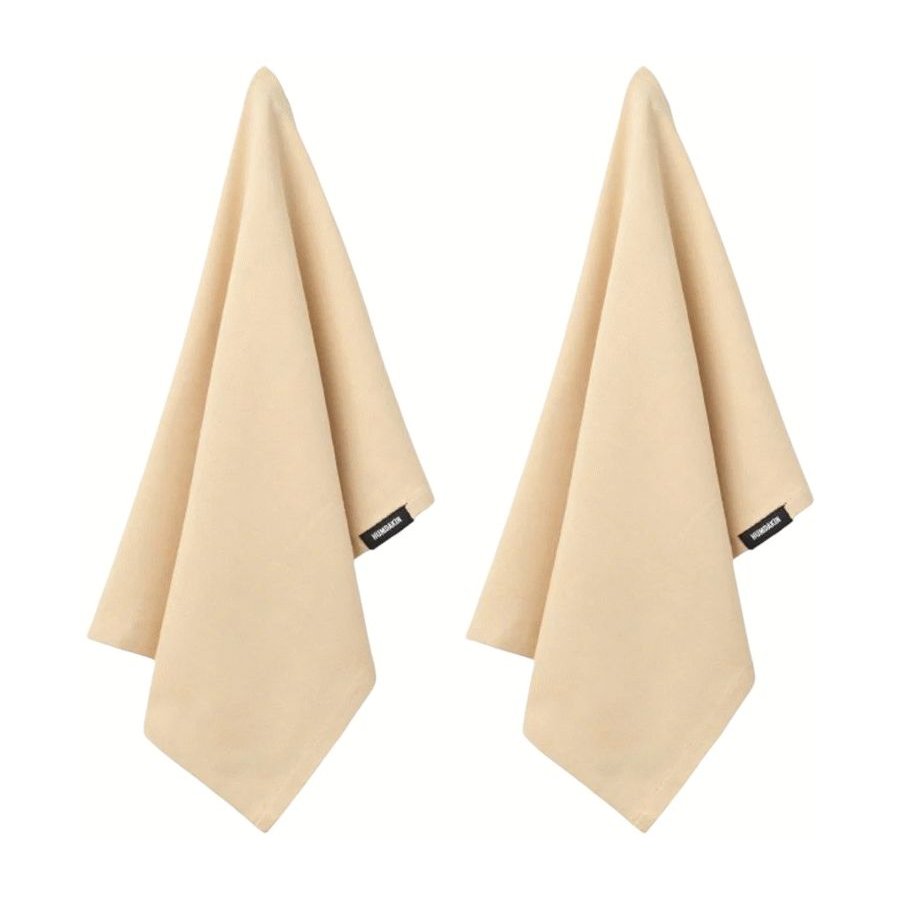 Humdakin Geschirrt�cher 2er Set 45x70 cm, Soft Sand