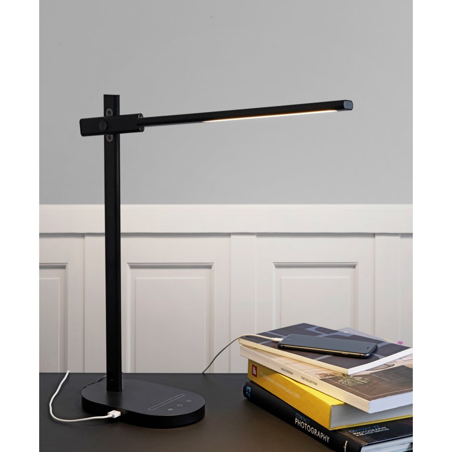 Halo Design Office Adjust Light Tischlampe H44 cm, Schwarz