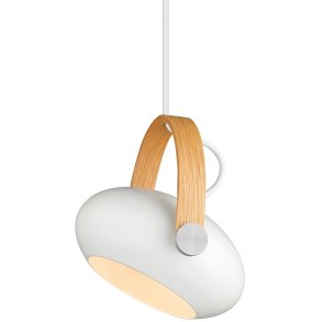 Halo Design D.C Pendel Ø18 cm, Hvid/Eg