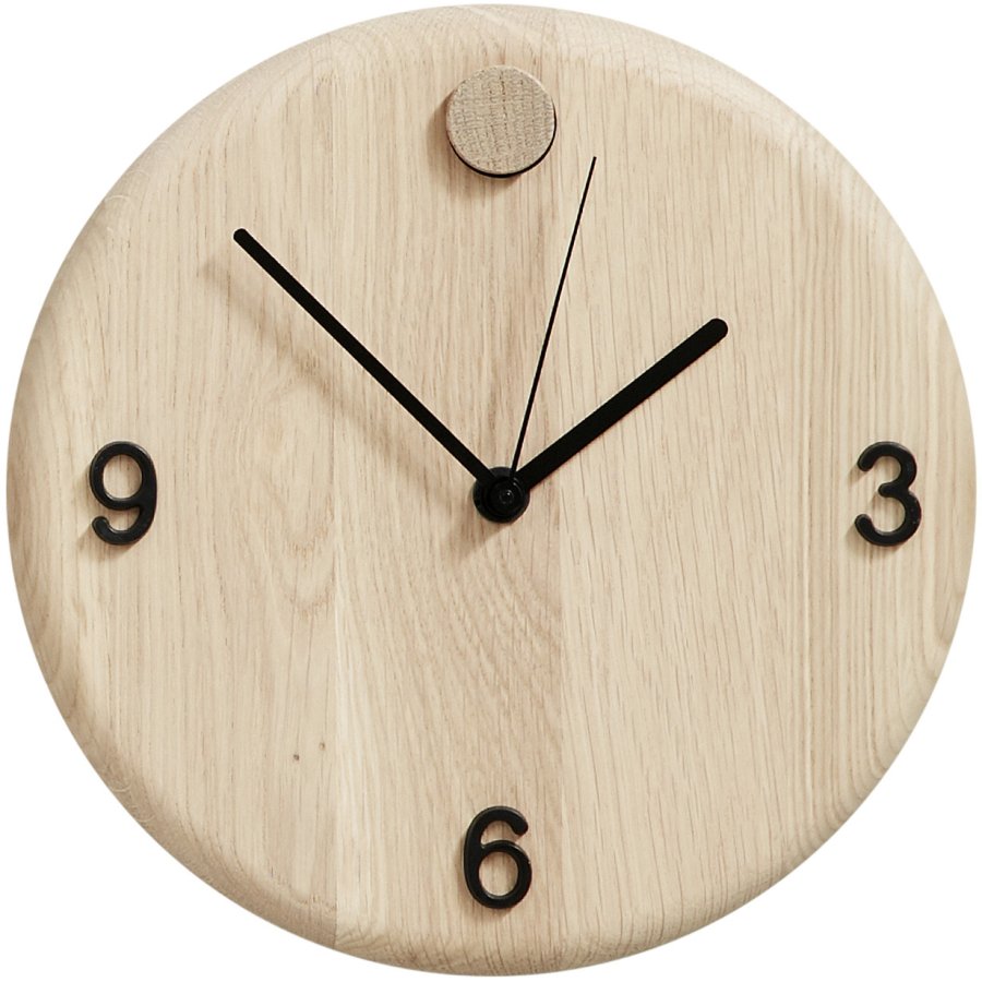 Andersen Furniture Wood Time Uhr 22 cm, Eiche