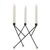 Andersen Furniture North Star Lysestage 24 cm, Sort