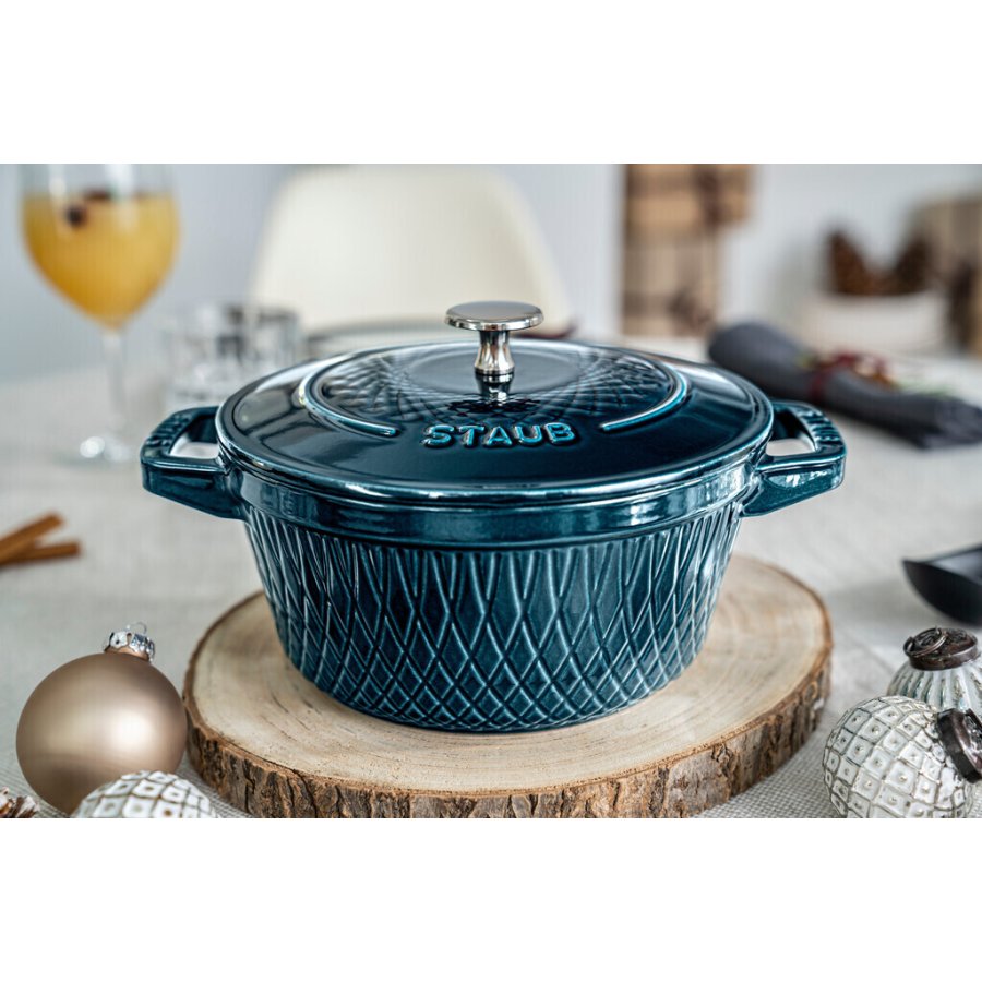 Staub Twister Cocotte 24 cm/4 L, La-Mer