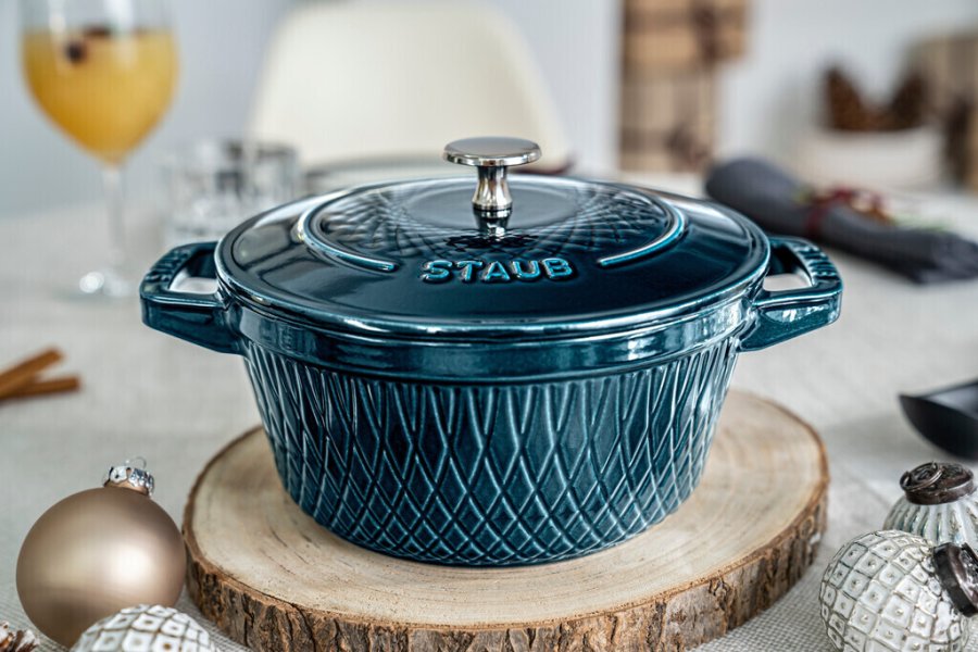 Staub Twister Cocotte 24 cm/4 L, La-Mer