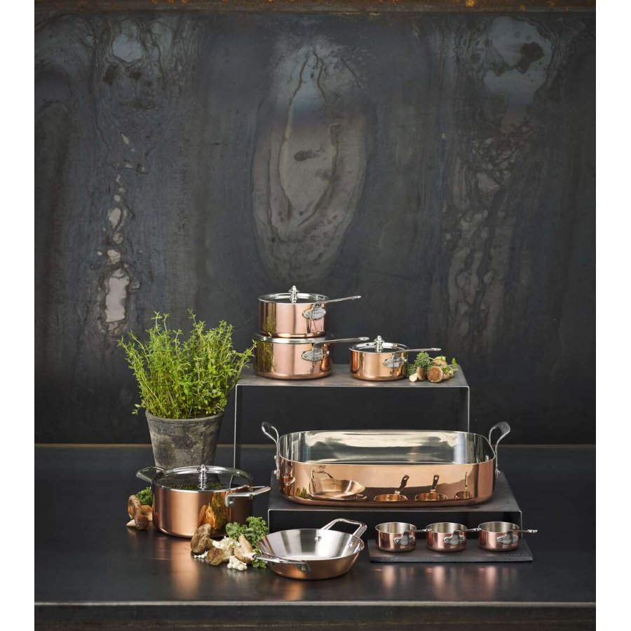 Scanpan Maitre D' Mini-Auflauf-Set m. Schieferschale 8 cl, Kupfer