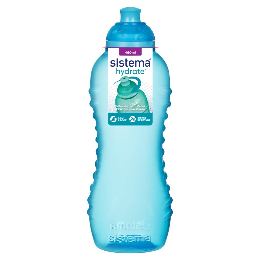 Sistema Twist n Sip Trinkflasche 460 ml, Blau/Grn