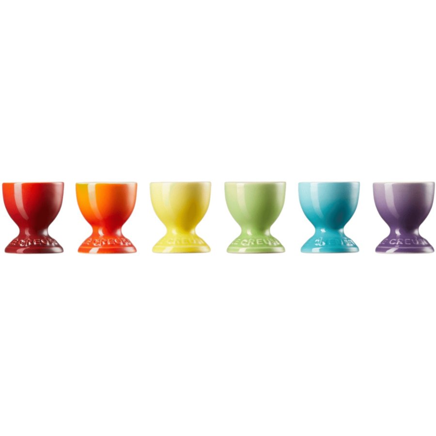 Le Creuset Rainbow ggebger 6 stk. H6 cm, Multi