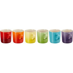 Le Creuset Rainbow Krus 6 stk. 35 cl, Multi