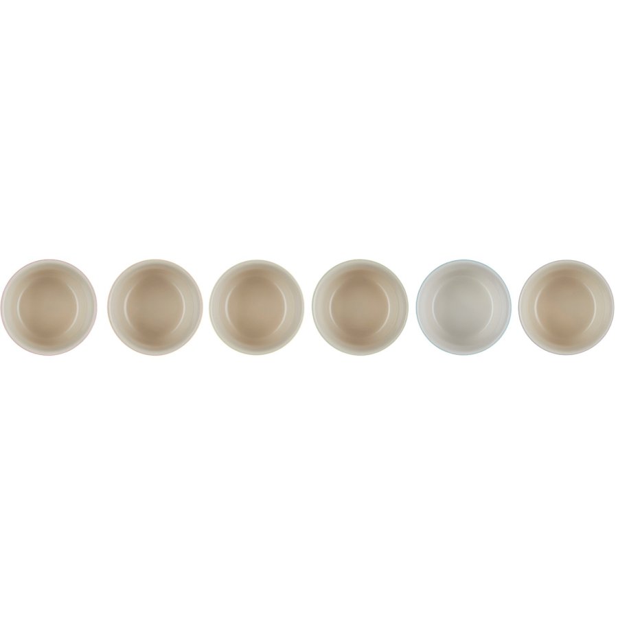 Le Creuset Rainbow Miniramekiner 6 stk. 7,8 cm, Multi