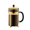 Bodum Chambord Kaffebrygger, 12 Kop 1,5 L, Guld