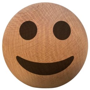 Spring Copenhagen Spring Emotions Grinsendes Gesicht 7 cm, Eiche