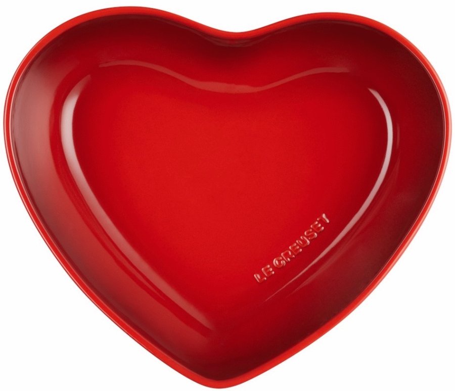 Le Creuset Heart Skl 30 cm, Cerise