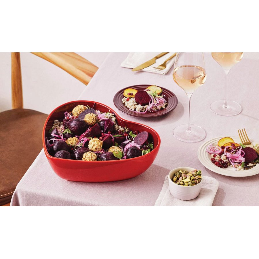 Le Creuset Heart Skl 30 cm, Cerise