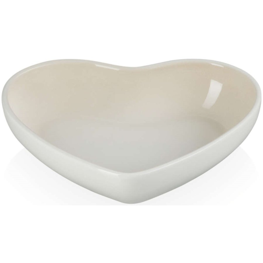 Le Creuset Heart Skl 20 cm, Meringue