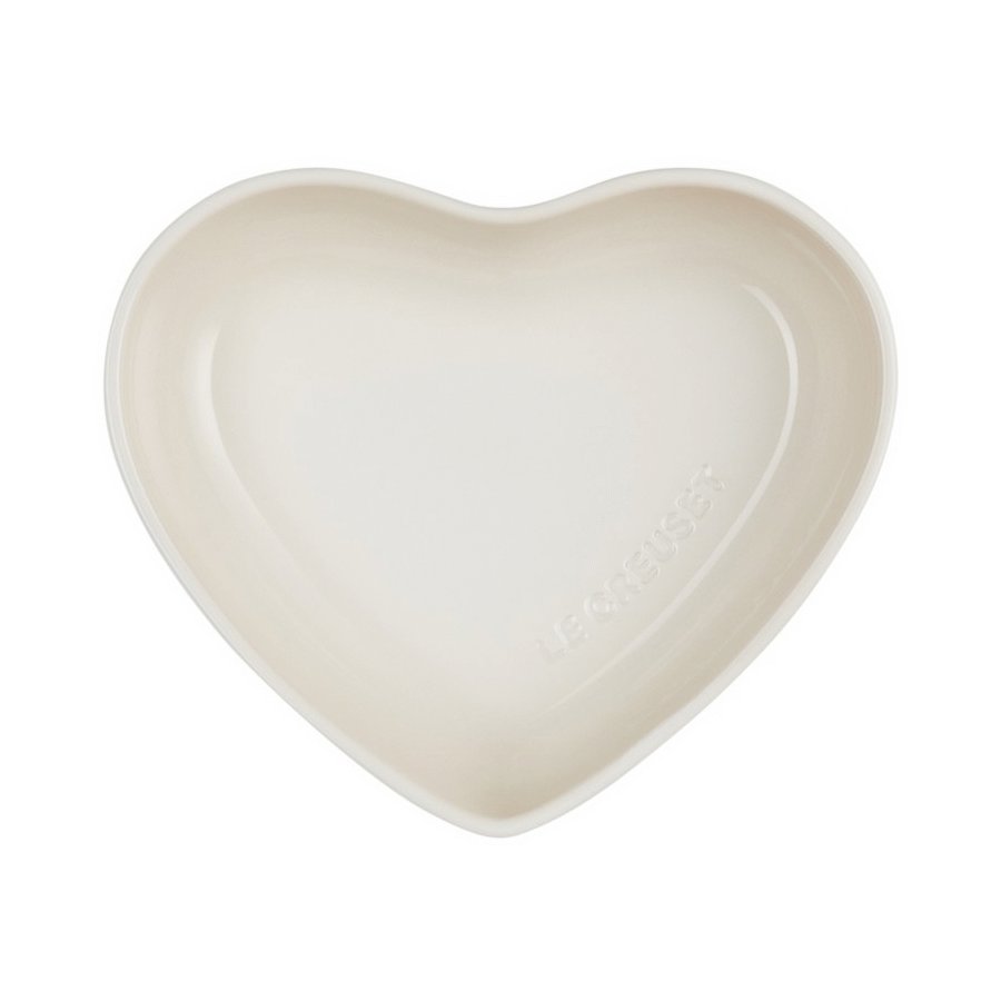 Le Creuset Heart Skl 20 cm, Meringue