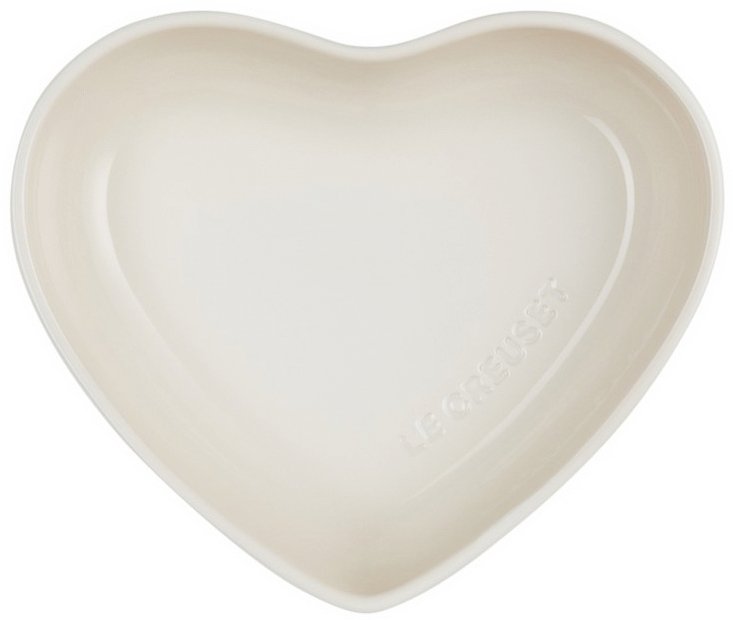 Le Creuset Heart Skl 20 cm, Meringue