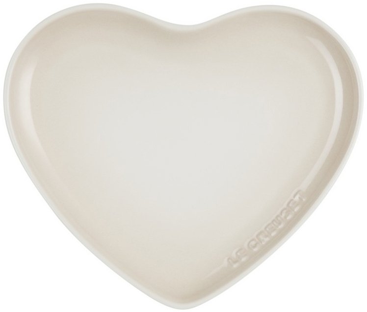 Le Creuset Heart Tallerken 23 cm, Meringue