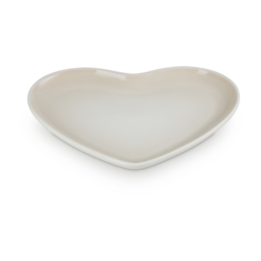 Le Creuset Heart Tallerken 23 cm, Meringue