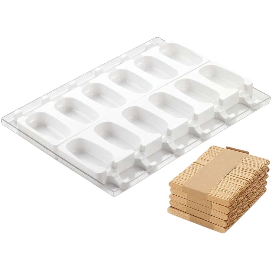 Silikomart EasyCream Gel01 Classic Isform, Hvid