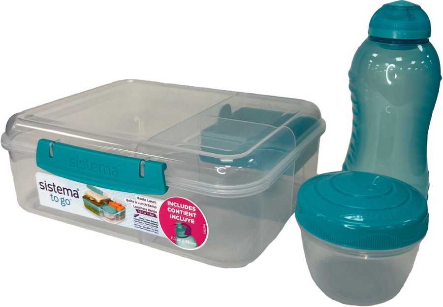 Sistema Bento Lunch To Go Lunch-Set, Minty