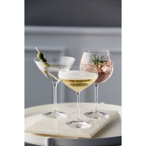 Lyngby Glas Juvel Martiniglas 4 stk. 28 cl