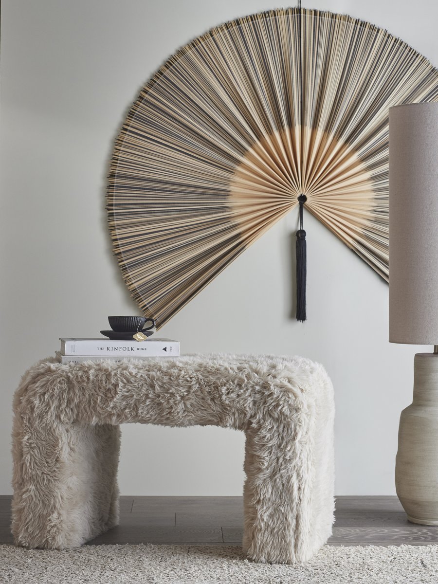 Bloomingville Jaime Wanddekoration 145x72 cm, Schwarz