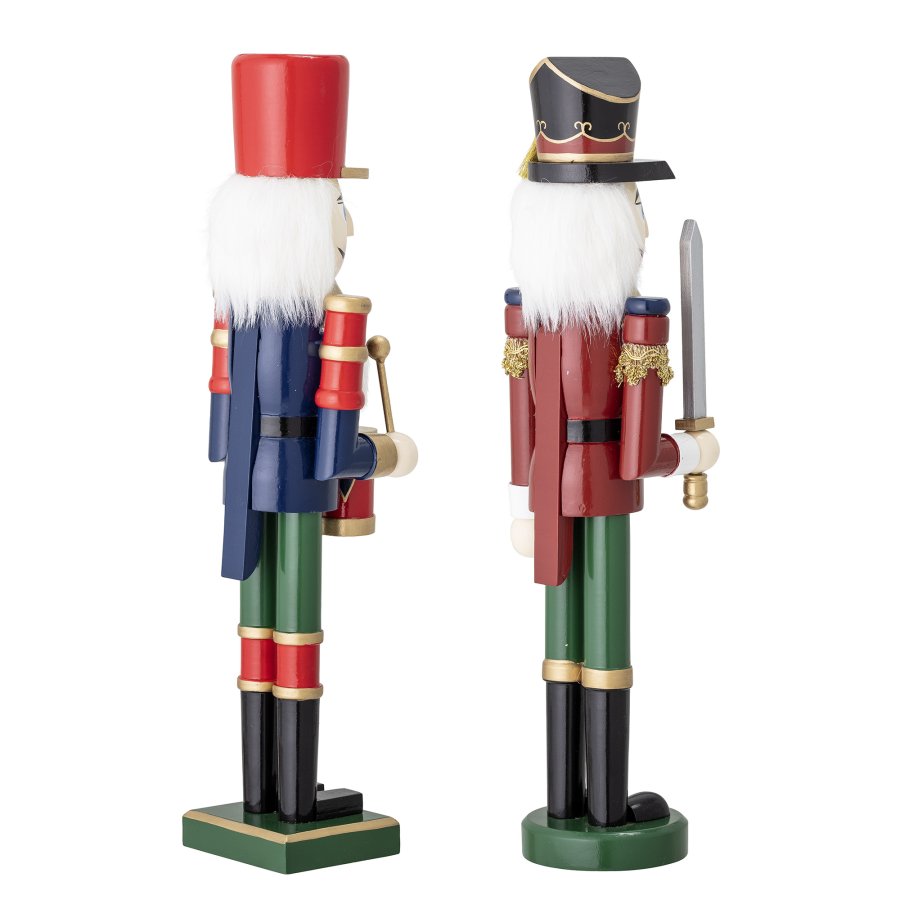 Bloomingville Darren Nussknacker 2er Set H38 cm, Rot