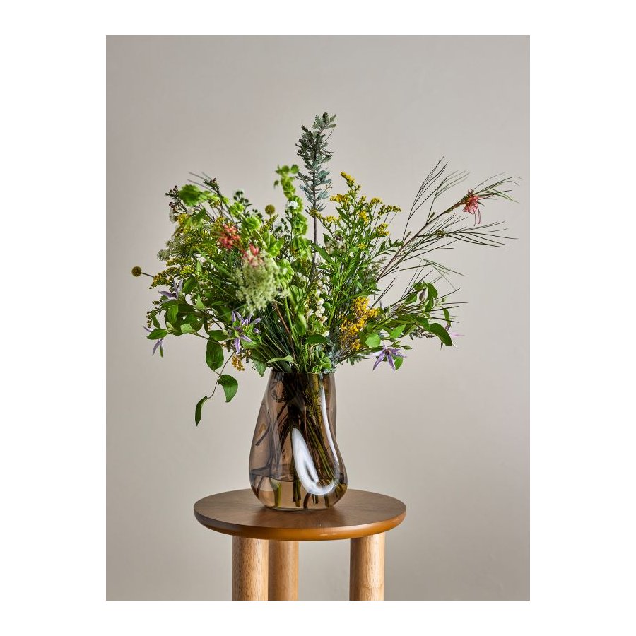 Bloomingville Ingolf Vase H26 cm, Braun