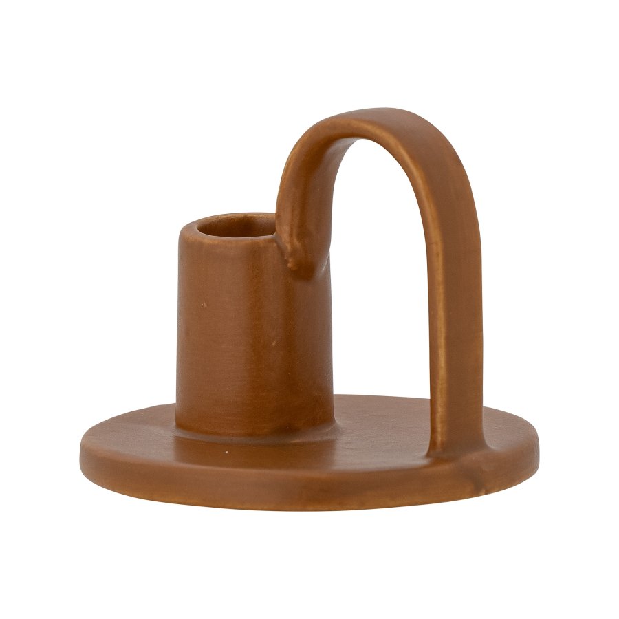 Bloomingville Tang Lysestage H7,5 cm, Brun