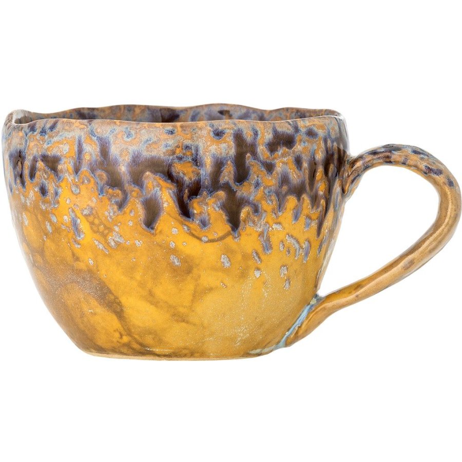 Bloomingville Milani Tasse 26 cl, Braun/Gelb