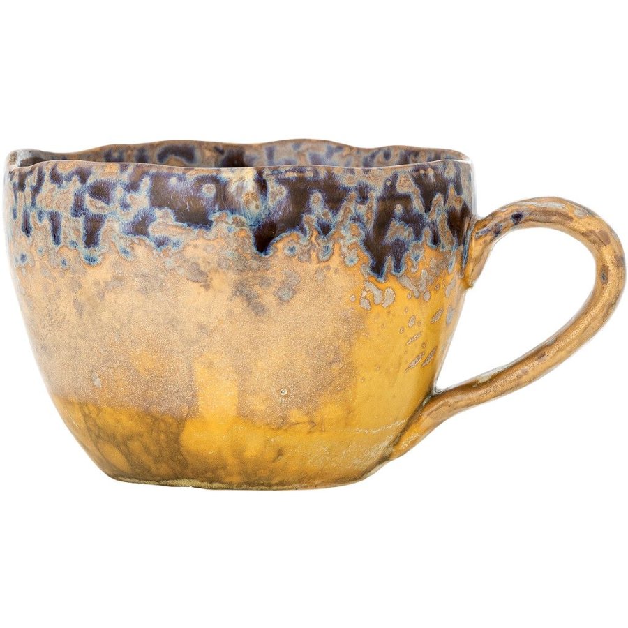 Bloomingville Milani Tasse 26 cl, Braun/Gelb