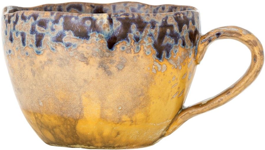 Bloomingville Milani Tasse 26 cl, Braun/Gelb