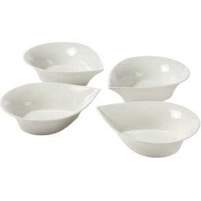 Blomsterbergs Drbeskl 4 stk. 20 cm, Hvid