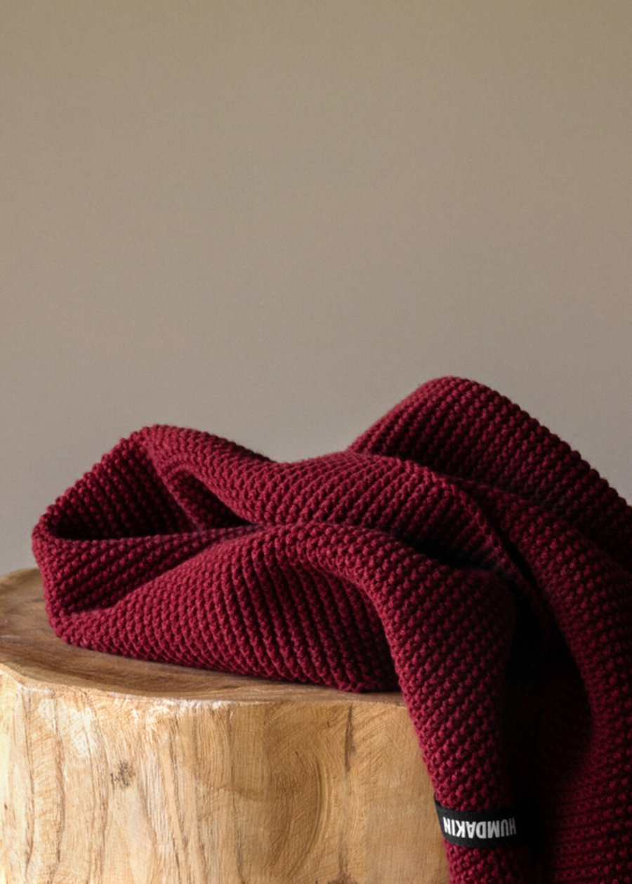 Humdakin Strikket Kkkenhndklde 45x70 cm, Rosewood