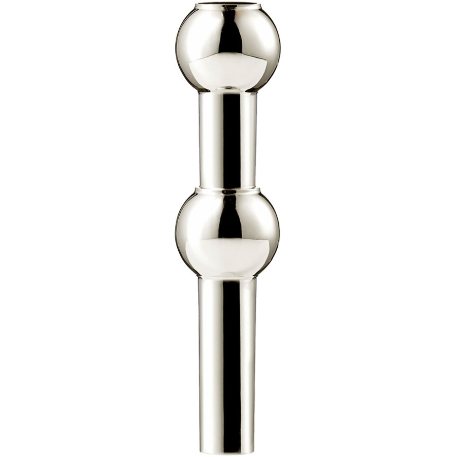 STOFF Nagel Vase H10 cm, Krom