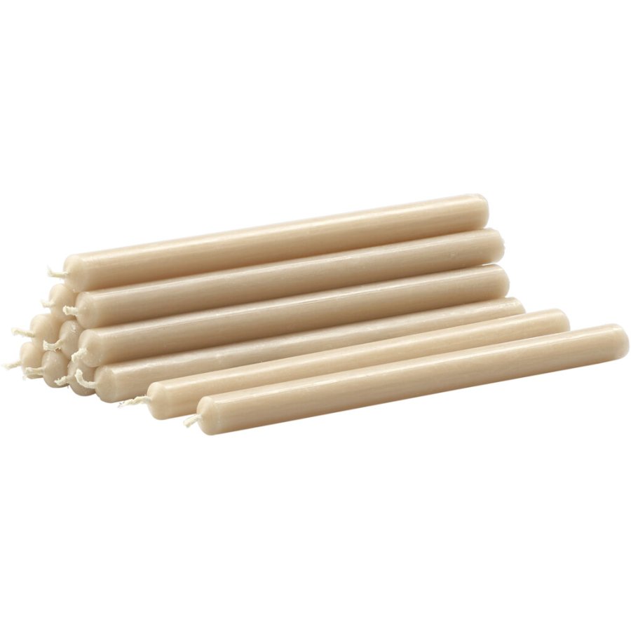 STOFF Nagel Kertelys 12 stk 18 cm, Beige