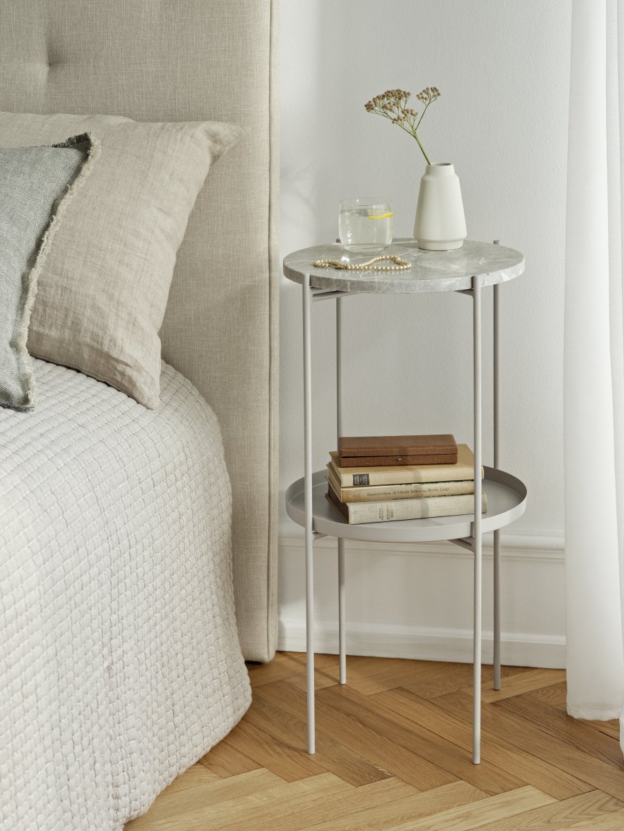 Cozy Living Fryd Nachttisch H70 cm, Mud