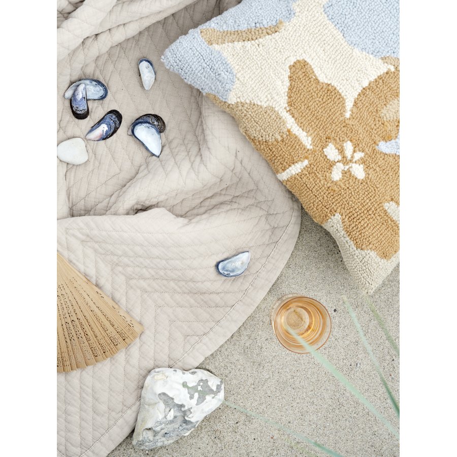 Cozy Living Flora Sengetppe 280x260 cm, Alpaca