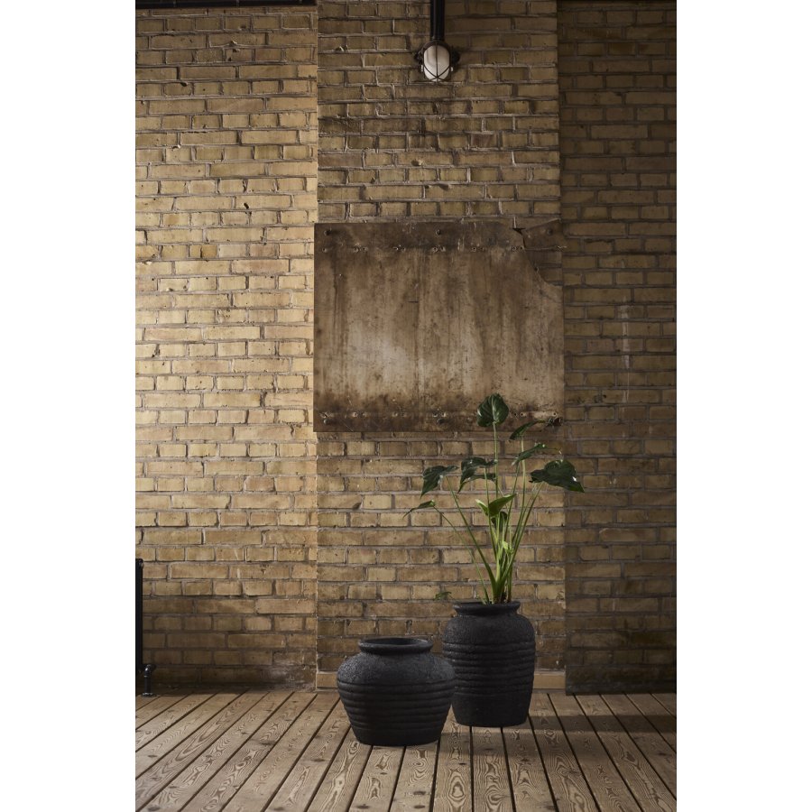 Muubs Melancholia Krukke H40 cm, Metal Sort