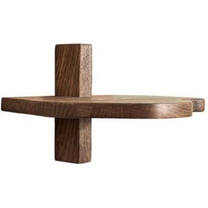 Muubs Pamu Wandplank 33,5 cm, Donker Olie