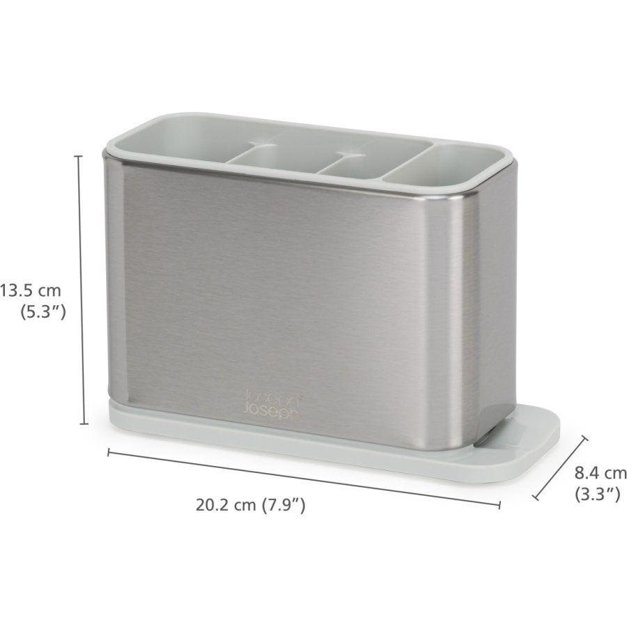 Joseph Joseph Surface Besteck-Abtropfbehlter 20,2 cm, Light Stone