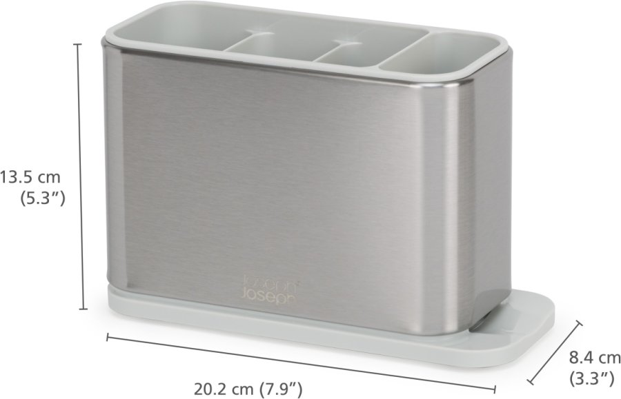 Joseph Joseph Surface Besteck-Abtropfbehlter 20,2 cm, Light Stone
