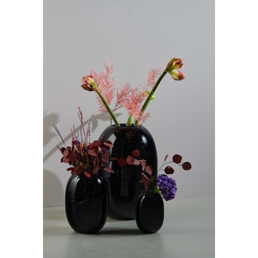 Piet Hein Super Vase H30 cm, Sort