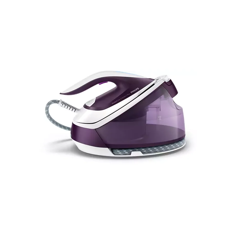 Philips PerfectCare Compact Plus Bgeleisen mit Dampfstation, Violett