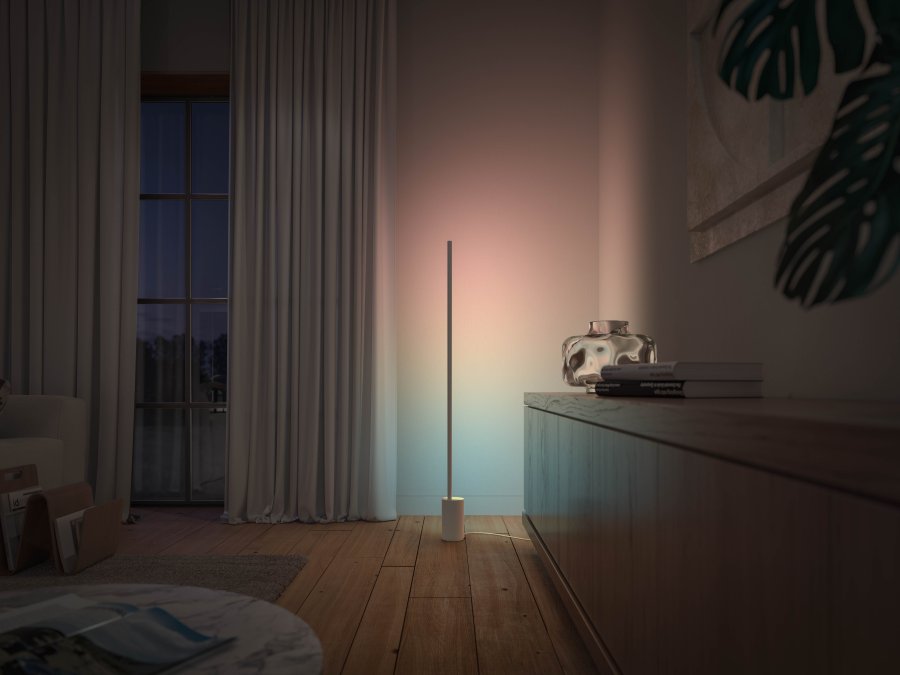 Philips Hue Signe Gradient Stehlampe H145,8 cm, Wei