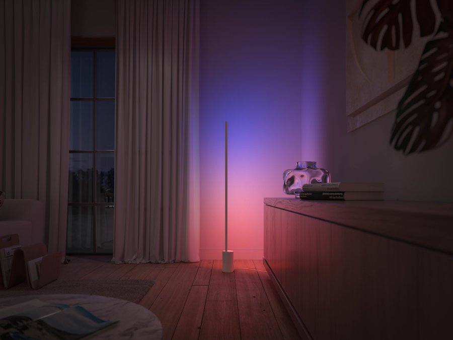 Philips Hue Signe Gradient Stehlampe H145,8 cm, Wei