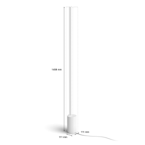Philips Hue Signe Gradient Gulvlampe H145,8 cm, Hvid
