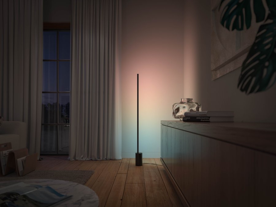 Philips Hue Signe Gradient Stehlampe H145,8 cm, Schwarz